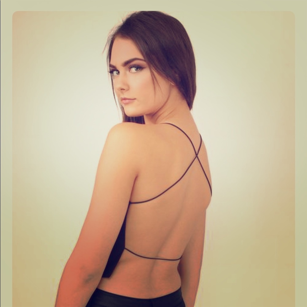 Tobi open back string top